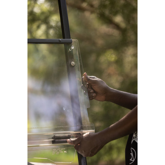 Clear DOT AS5 Folding Windshield for Street Legal Golf Carts | Choose Your Model