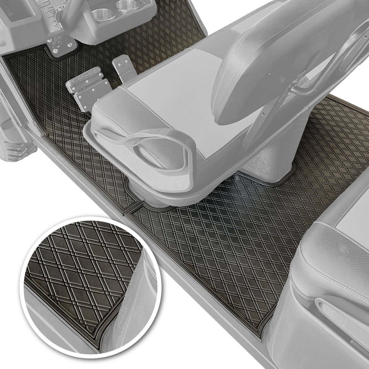 Xtreme Mats EZGO L6 Floor Mat | Full Coverage All Black
