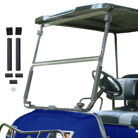 Clear Yamaha Impact-Resistant Folding Windshield (Models G14-19)
