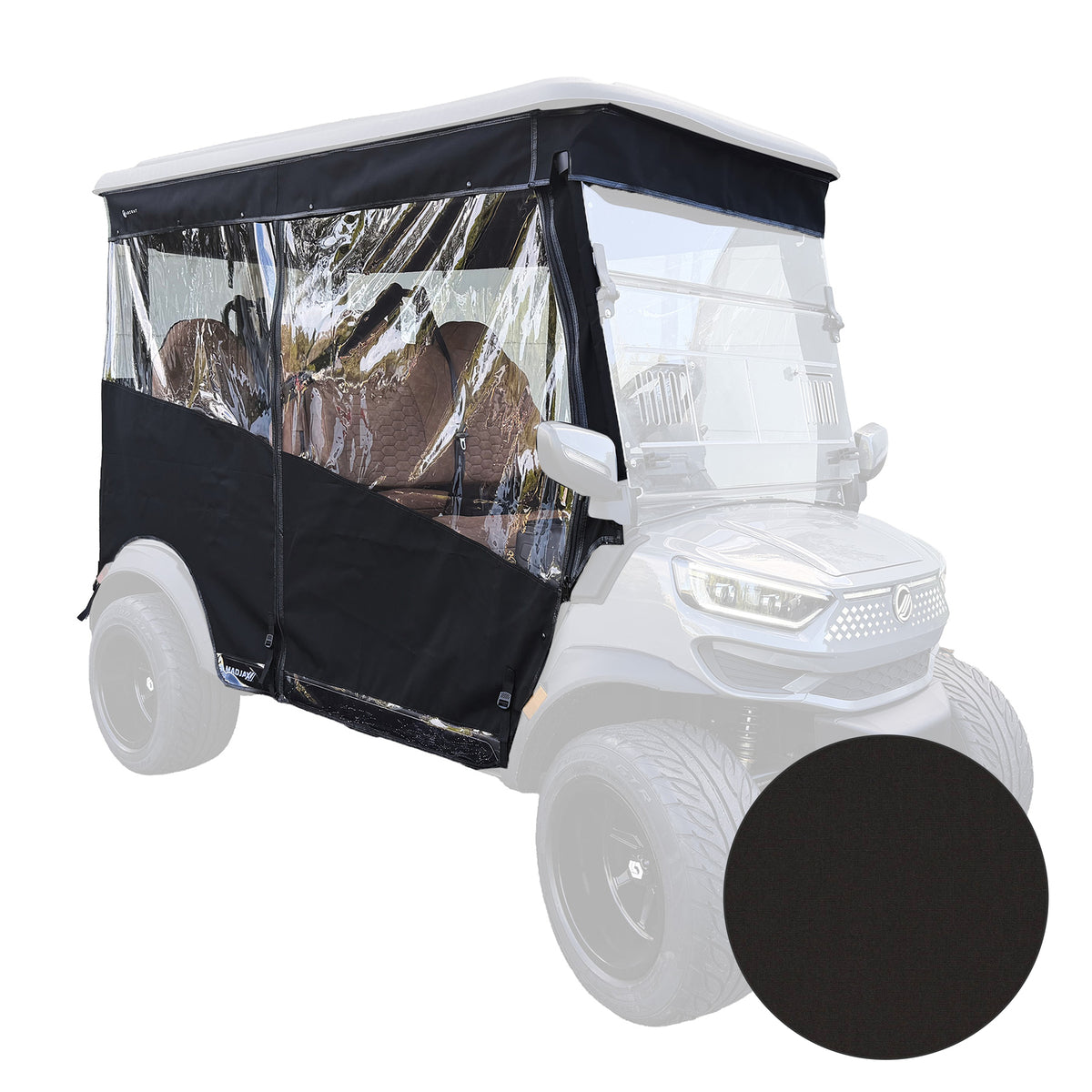 RedDot Chameleon 3-Sided Black Enclosure – Madjax Ascent 4-Passenger (Track Style)