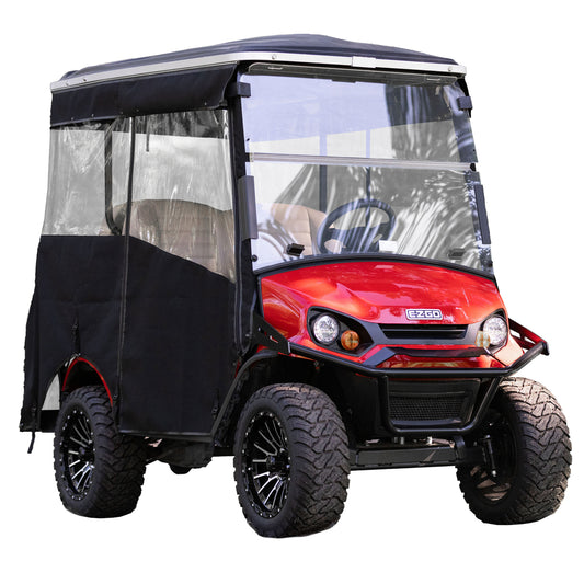 RedDot EZGO Express S4 Elite 3-Sided Track Enclosure - Black (2023-Up)