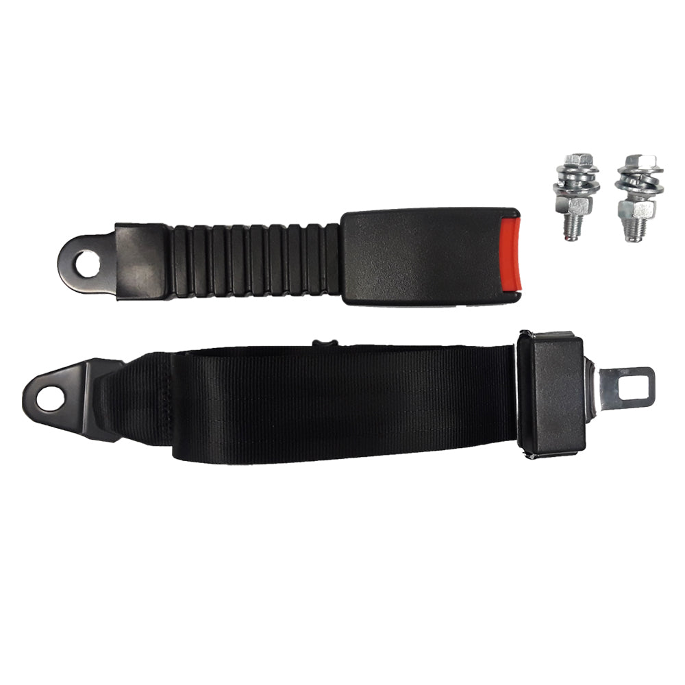 LAP BELT (SINGLE IN BOX) w/ Hardware for Golf Cart