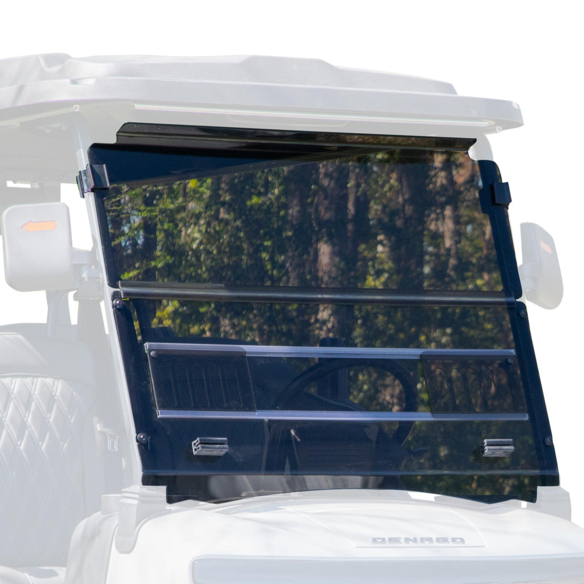 Denago Rover XL Tinted Vented Folding Windshield | 1/4" Acrylic | Made in USA