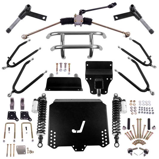 Jake's Long Travel Lift Kit | Club Car DS Electric (1981–2004.5) & Gas (1996.5–2004.5) w/ External Reservoir Shocks