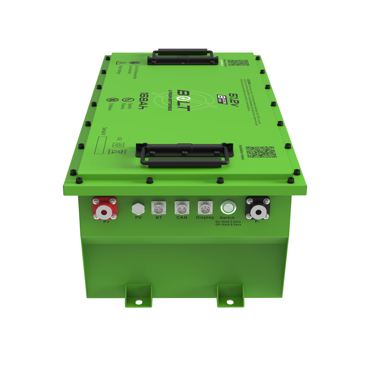 Bolt Energy 51.2V 168Ah Heated Lithium Battery Kit for Club Car Precedent, DS, Tempo, Onward