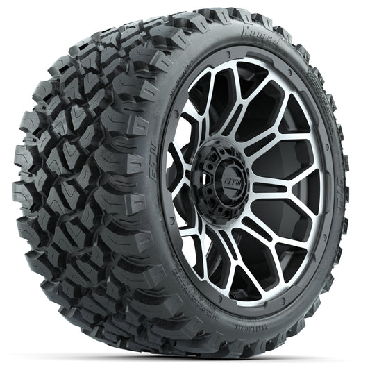 GTW Bravo Matte Gray 15" Wheels with 23x10-R15 Nomad All-Terrain Tires - Set of 4