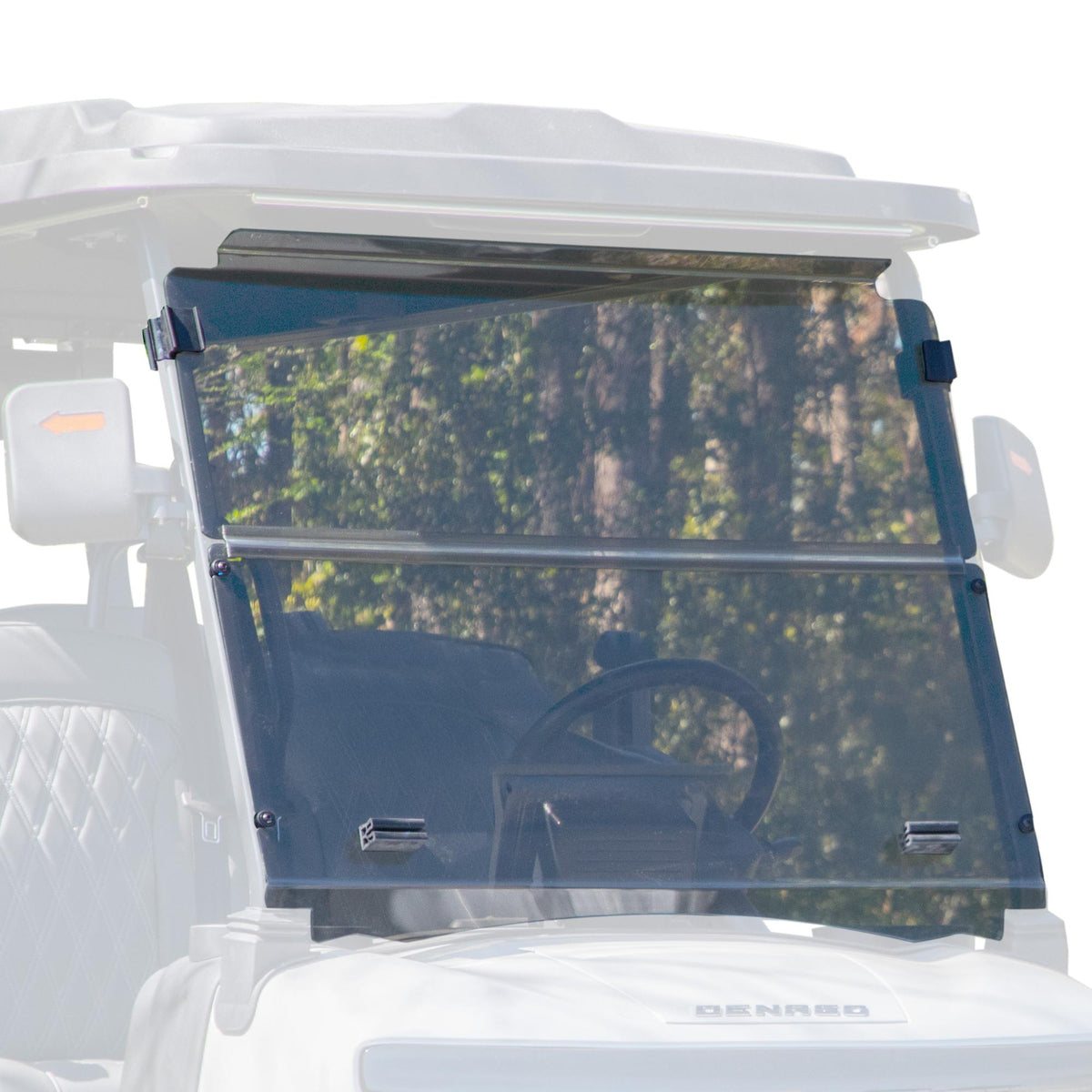 Denago Rover XL Clear Folding Windshield | 1/4" Acrylic | Made in USA
