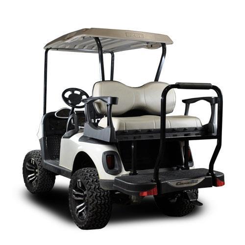 MadJax Genesis 250 Steel Rear Seat Kit with Sandstone Cushions - EZGO RXV (2008-2015)