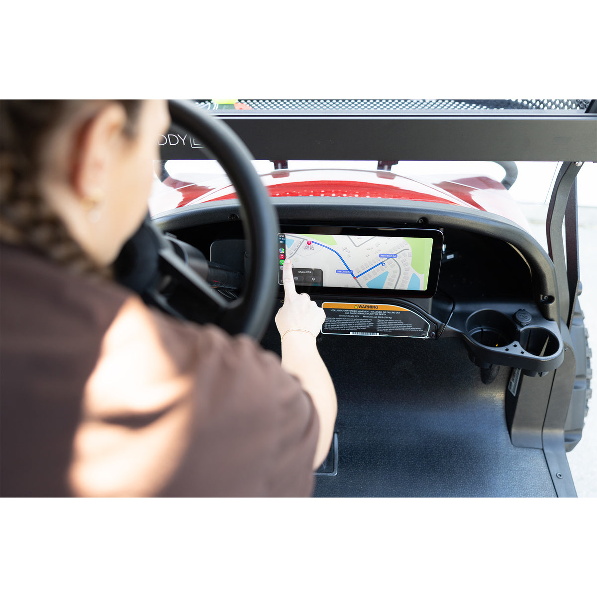 MadJax® Kinect™ Display Screen Kit for Club Car Precedent, Onward & Tempo — Bolt Battery, A/C Motor & Navitas TAC2 (2004-Up)