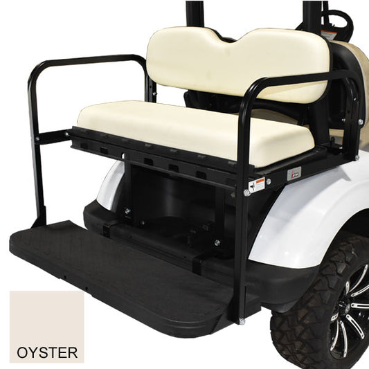 GTW MACH3 Rear Flip Seat for E-Z-Go RXV - Oyster Cushions