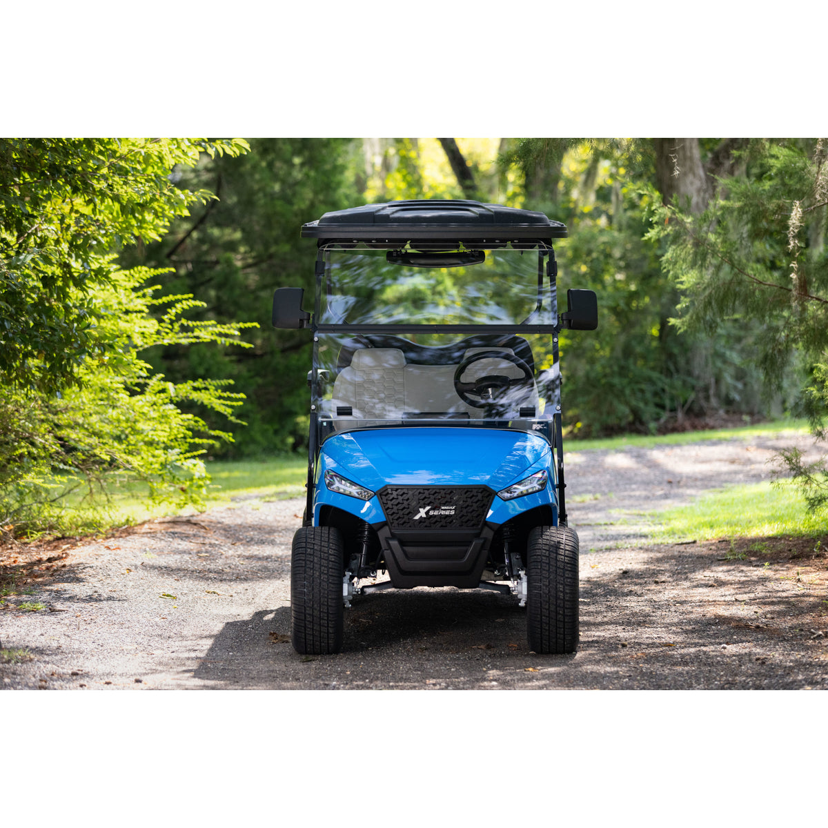 Clear DOT AS5 Folding Windshield for Street Legal Golf Carts | Choose Your Model