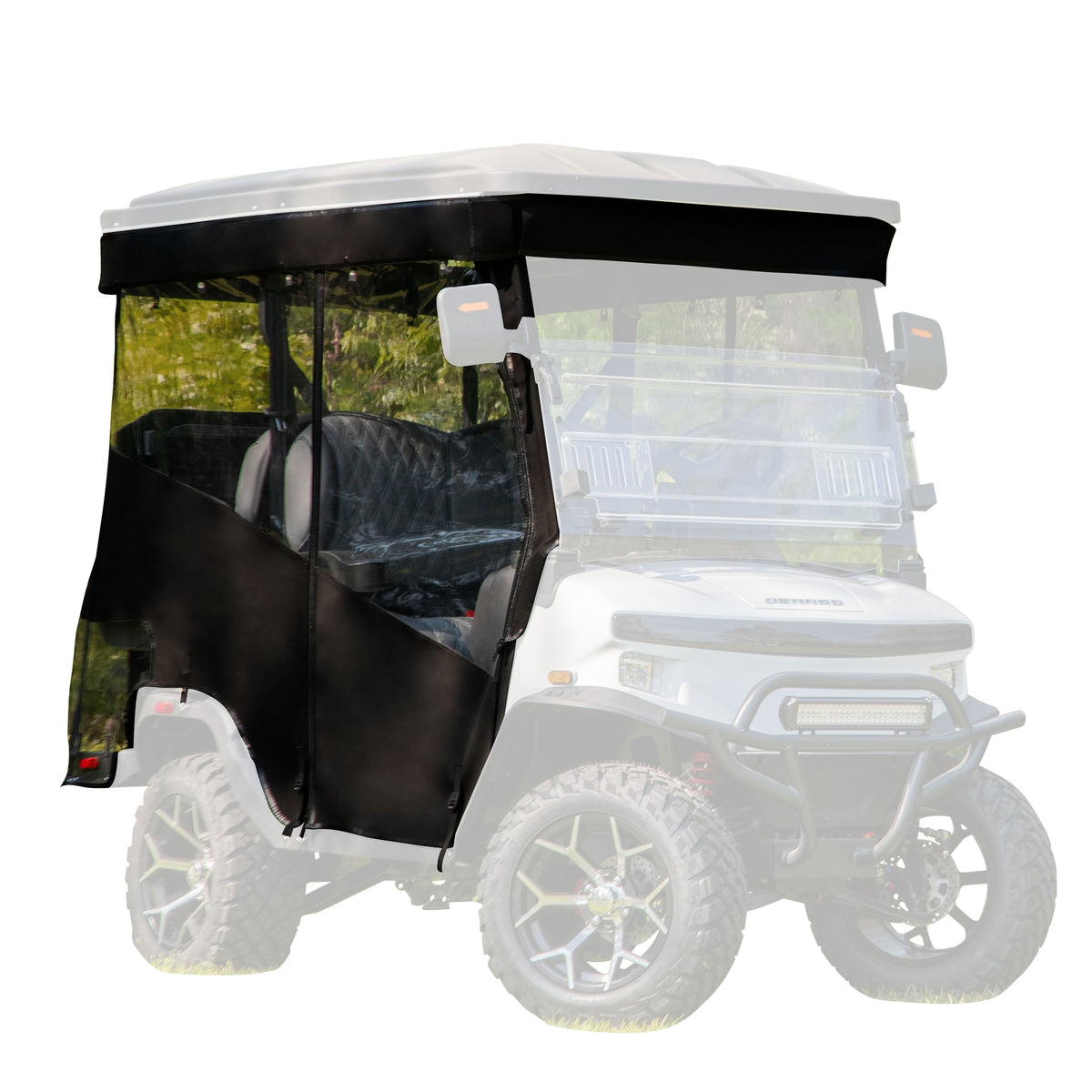 RedDot Denago Nomad XL 2+2 Black 3-Sided Track Style Enclosure & Valance
