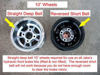 Jakes Brake Kit Club Car Precedent 2004-2008 with Jakes A Arm Lift Kit - Front Disc Brakes