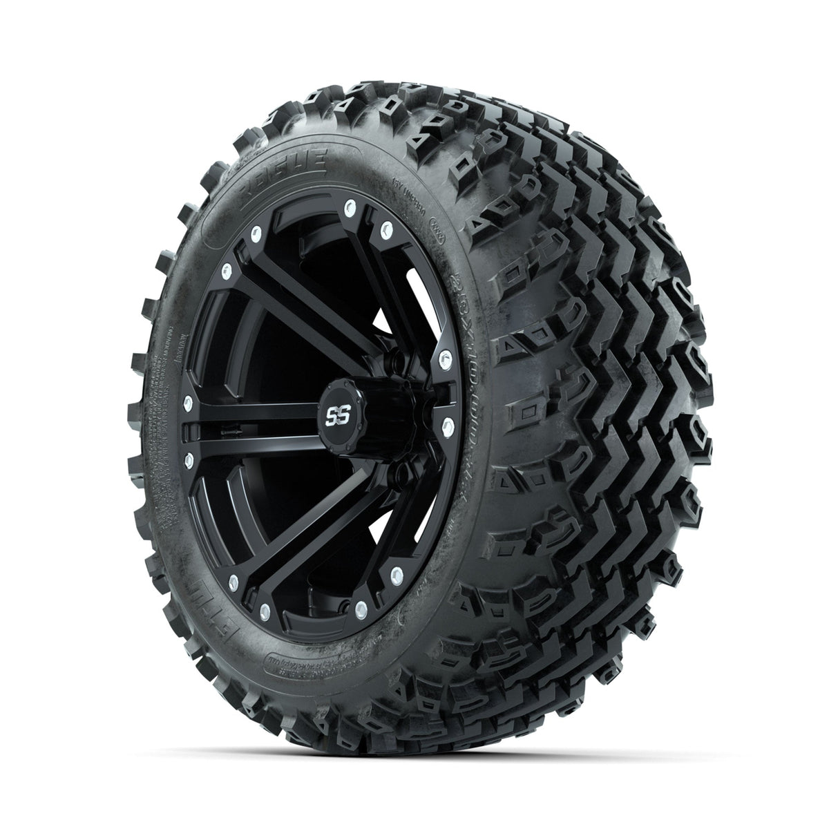 GTW Specter Matte Black 14 in Wheels with 23x10.00-14 Rogue All Terrain Tires Full Set