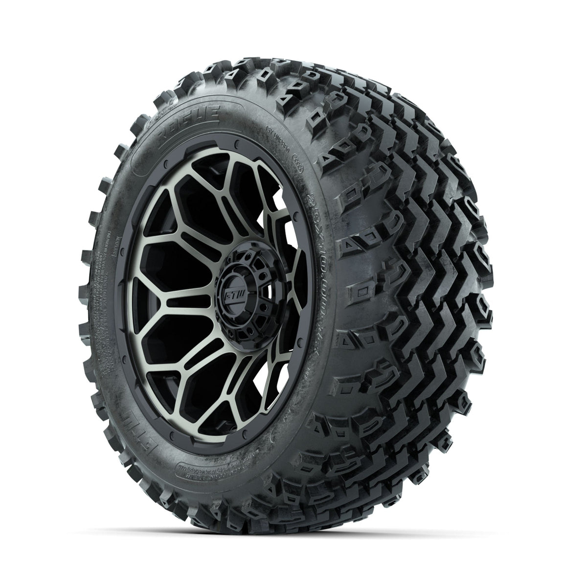 GTW Bravo Bronze/Black 14 in Wheels with 23x10.00-14 Rogue All Terrain Tires Full Set