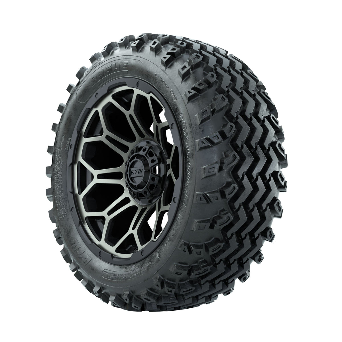 GTW Bravo Bronze/Black 14 in Wheels with 23x10.00-14 Rogue All Terrain Tires Full Set