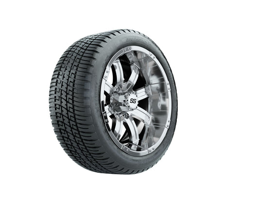 Set of (4) GTW 14 inch Tempest Wheels on Lo-Profile Fusion Tires