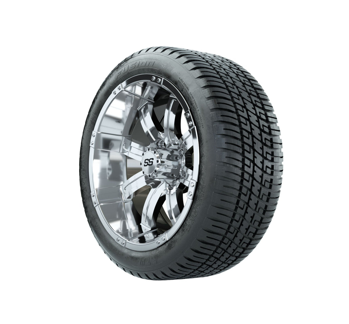 Set of (4) GTW 14 inch Tempest Wheels on Lo-Profile Fusion Tires