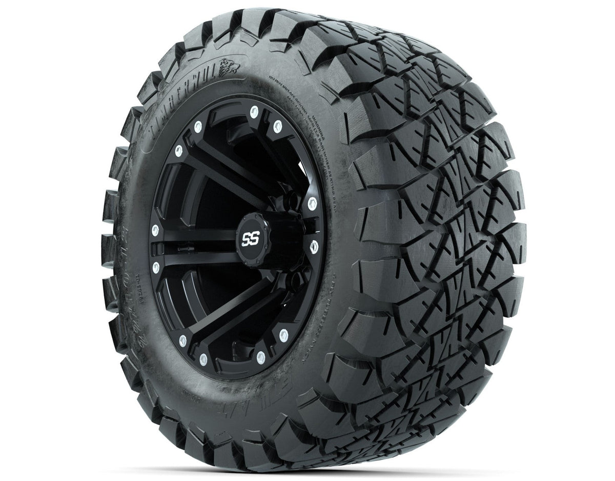 Set of (4) 12" GTW Specter Wheels with 22x10-12 GTW Timberwolf All-Terrain Tires