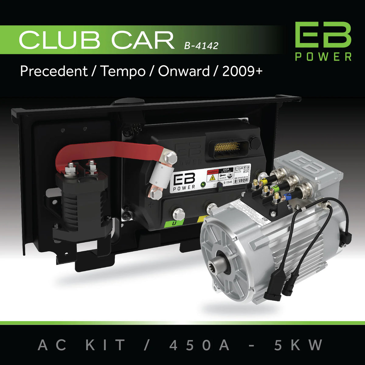 Eco Battery Ac Conversion Bundle Club Car Precedent 04-08 450a 5kw