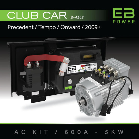 Eco Battery Ac Conversion Bundle Club Car Precedent Tempo 2009+ 600a 5kw