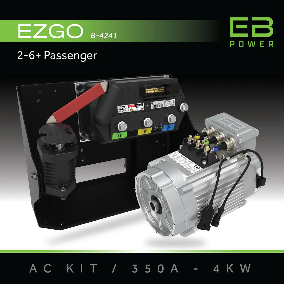 Eco Battery Ac Conversion Bundle Ezgo txt 350a 4kw