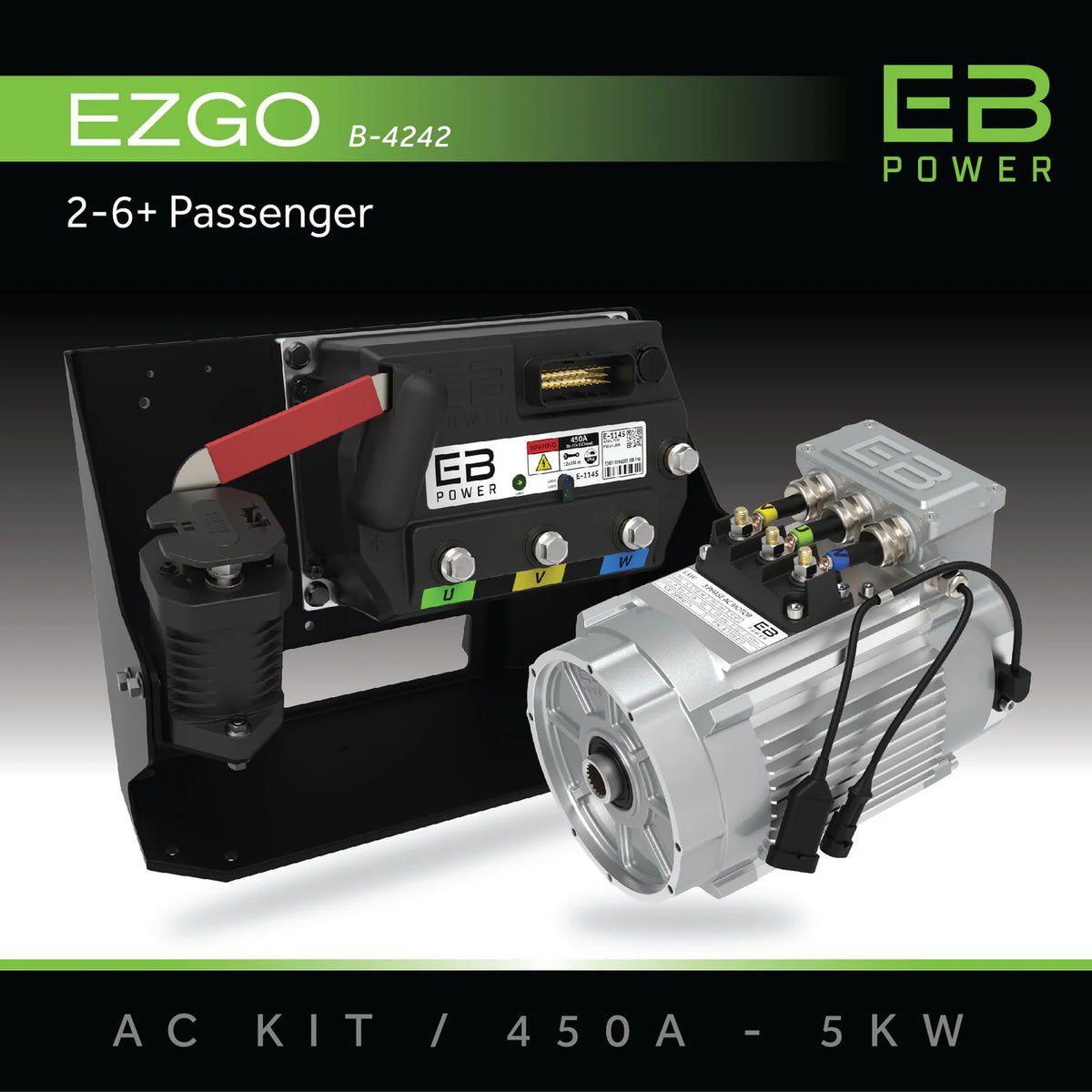 Eco Battery Ac Conversion Bundle Ezgo txt 450a 5kw