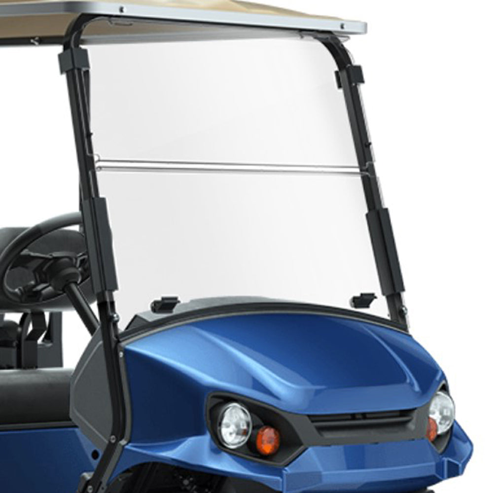EZGO Express S2/S4/S6/L6 Clear Fold-Down Windshield | 3/16" Acrylic | 2021.5–Up