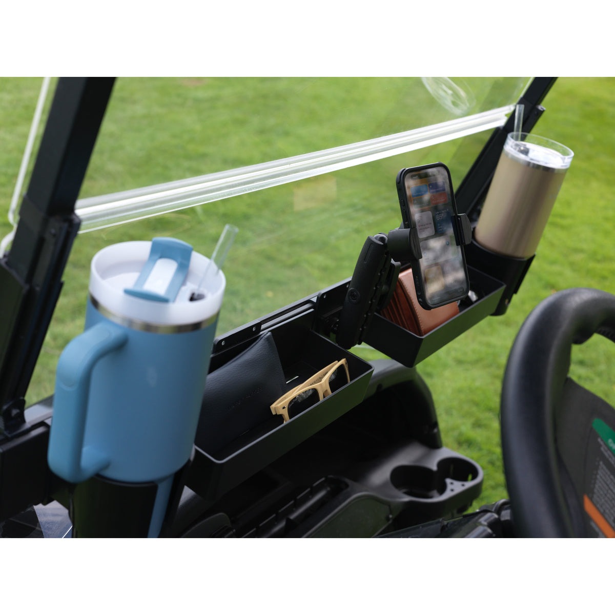 CADDYBAR™ Mobile Device Holder for Golf Carts | GPS, Phone & Tablet Mount