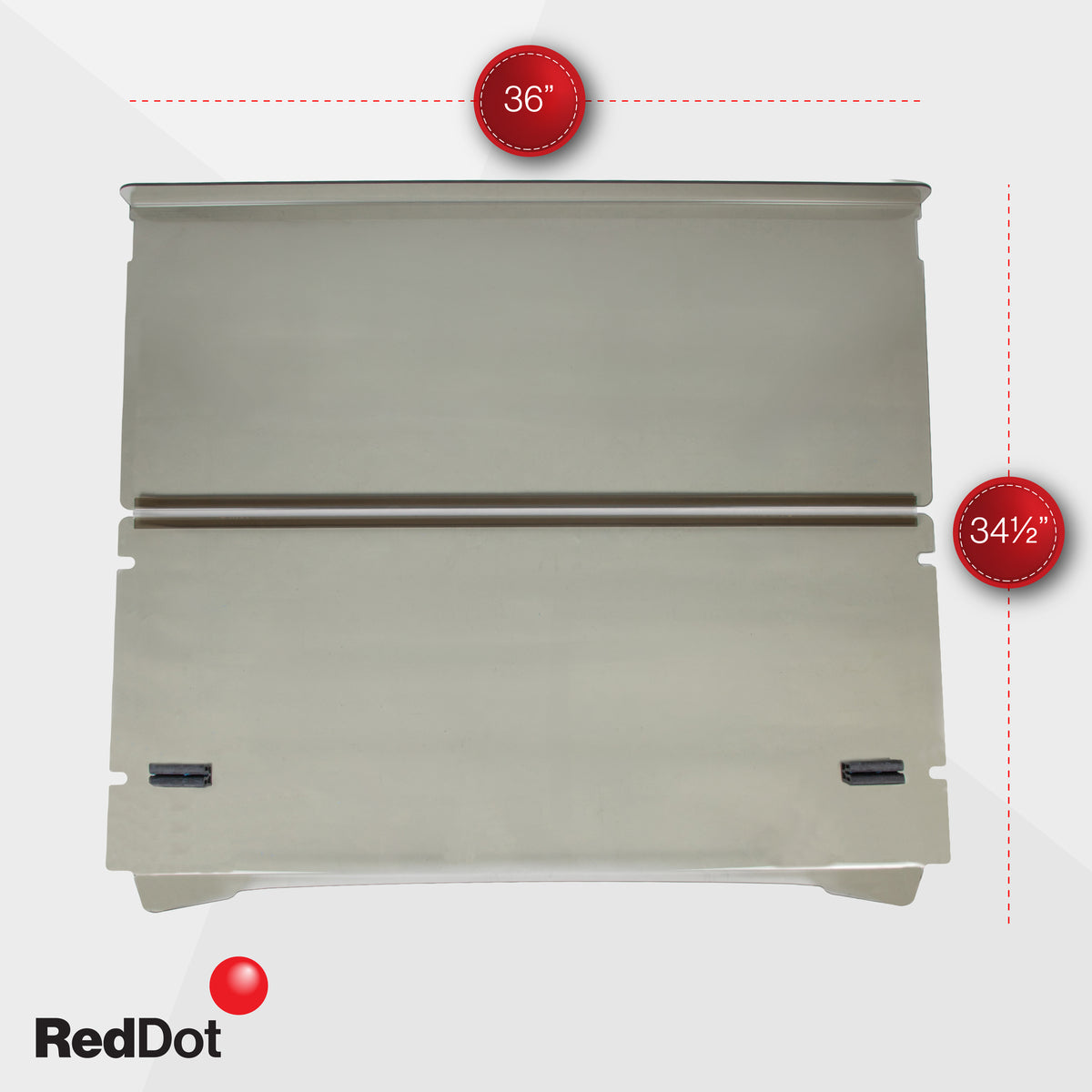 RedDot Tinted 3/16" Vented Folding Windshield for ICON i40X & i60LX