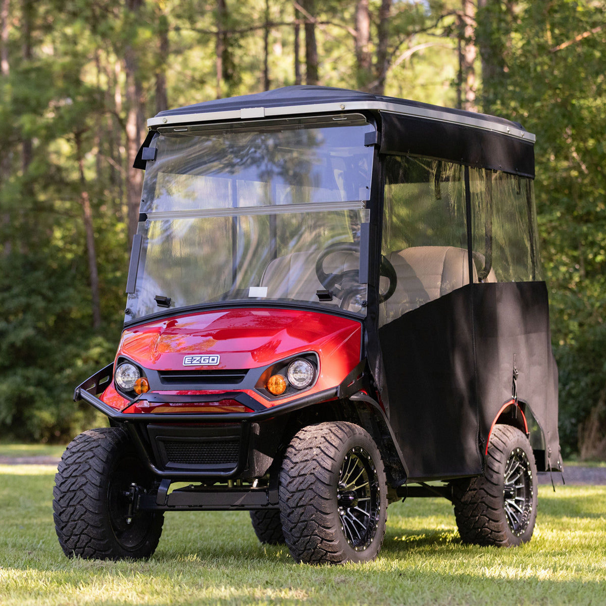 RedDot EZGO Express S4 Elite 3-Sided Track Enclosure - Black (2023-Up)