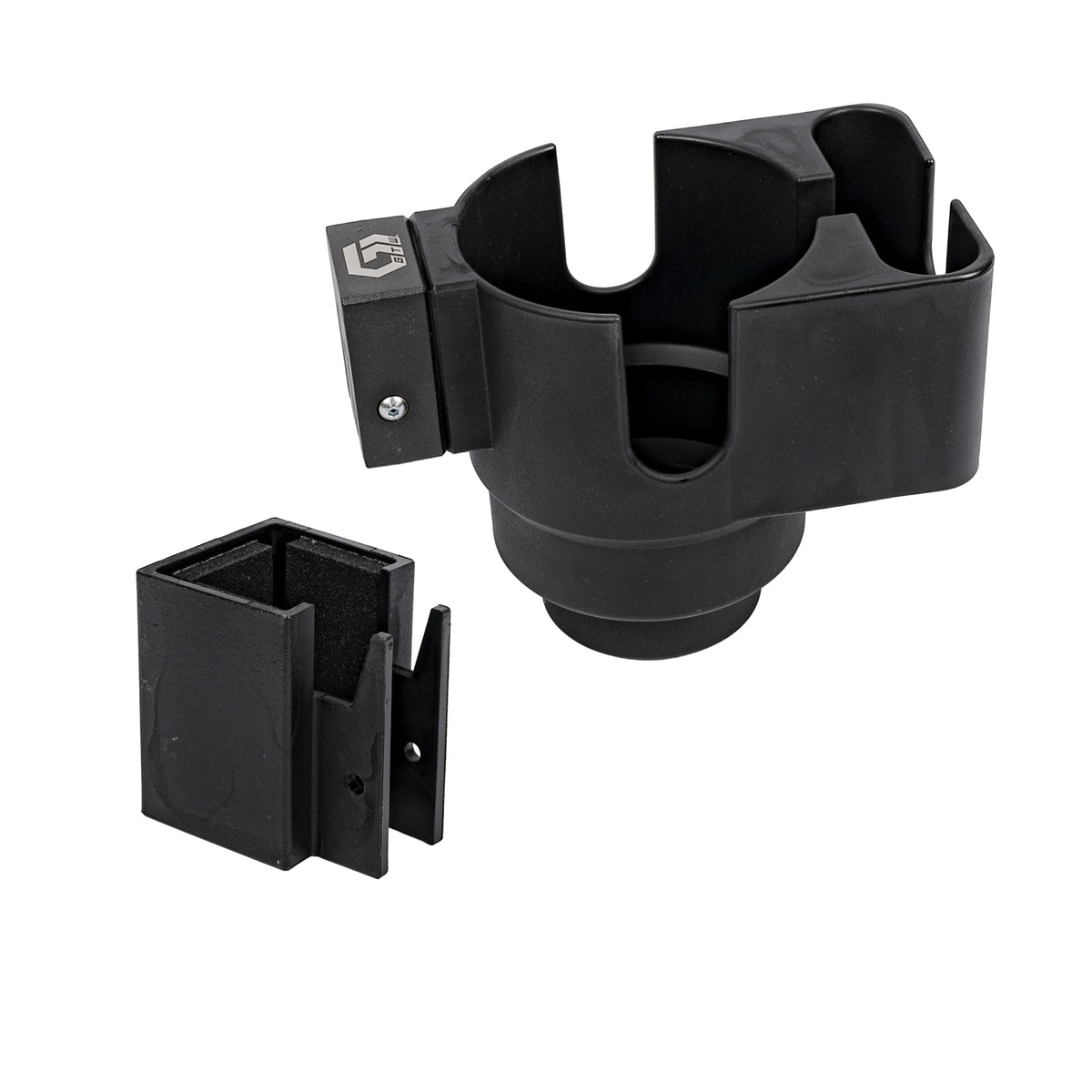 GTW BaseClamp Golf Cart Cup & Phone Holder with Mounting Clamp