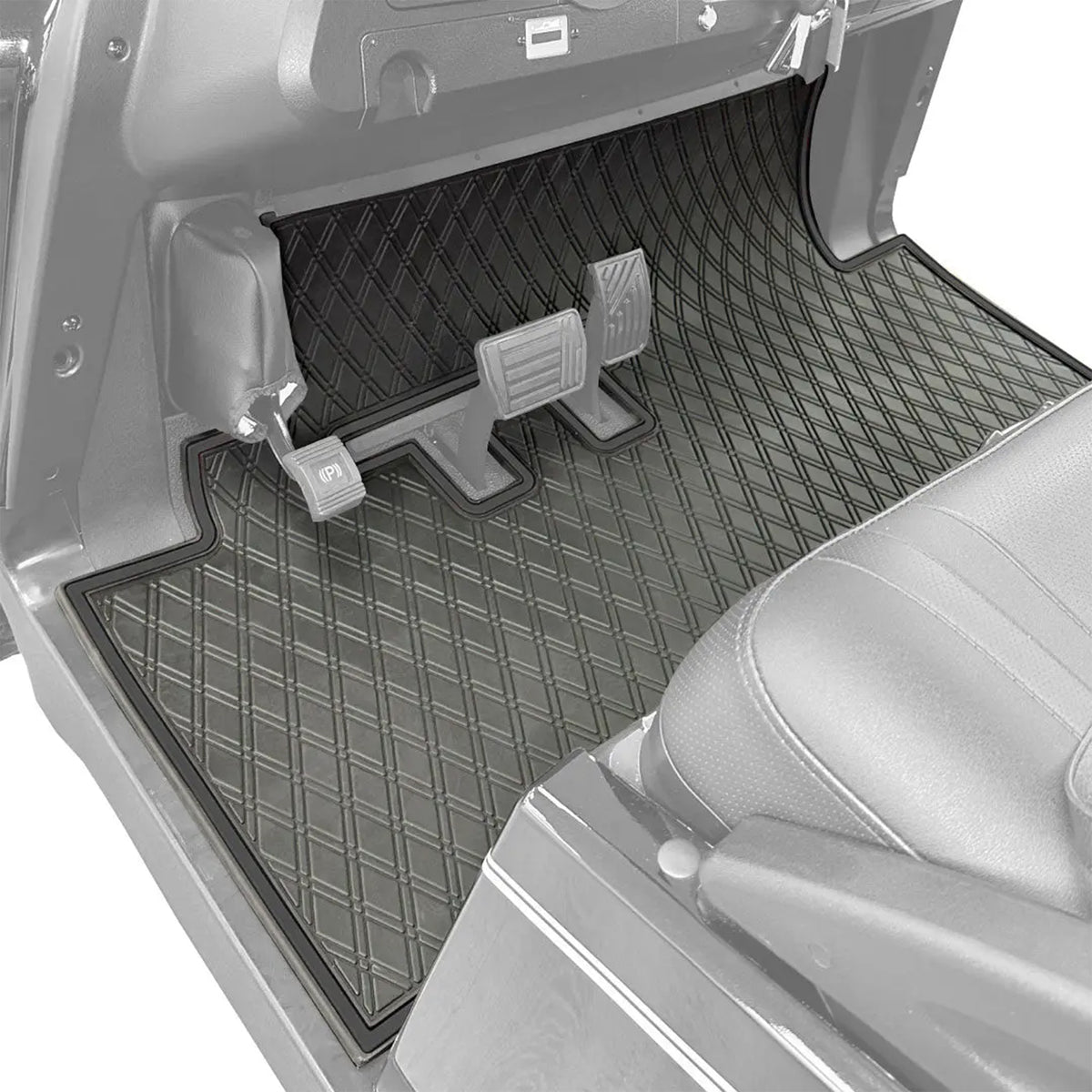Xtreme Mats Full Coverage Golf Cart Floor Mat – Bintelli Beyond | All Black