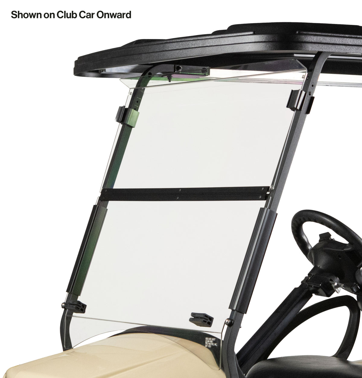 Clear DOT AS5 Folding Windshield for Street Legal Golf Carts | Choose Your Model