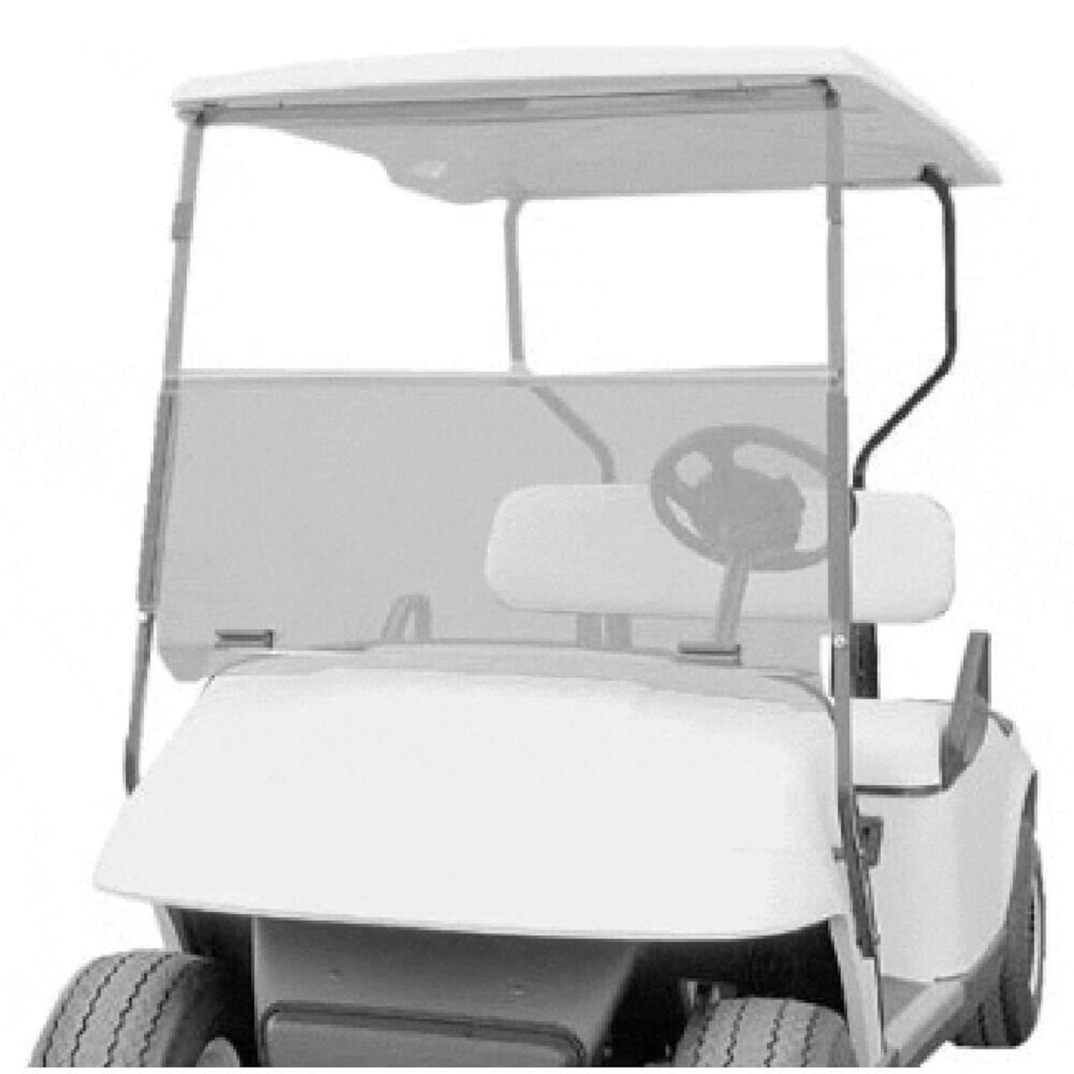 Clear E-Z-GO Folding Windshield (Models ST-Sport)