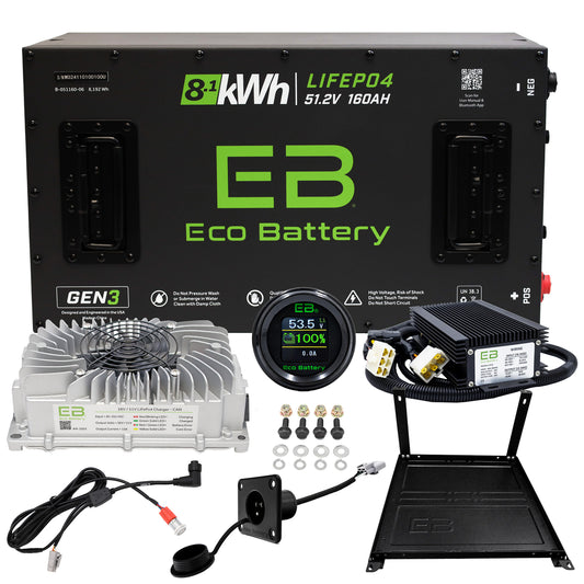 EZGO TXT Lithium Battery – Eco Battery 51.2V 160Ah LiFePO4 Gen3 | Lifetime Warranty