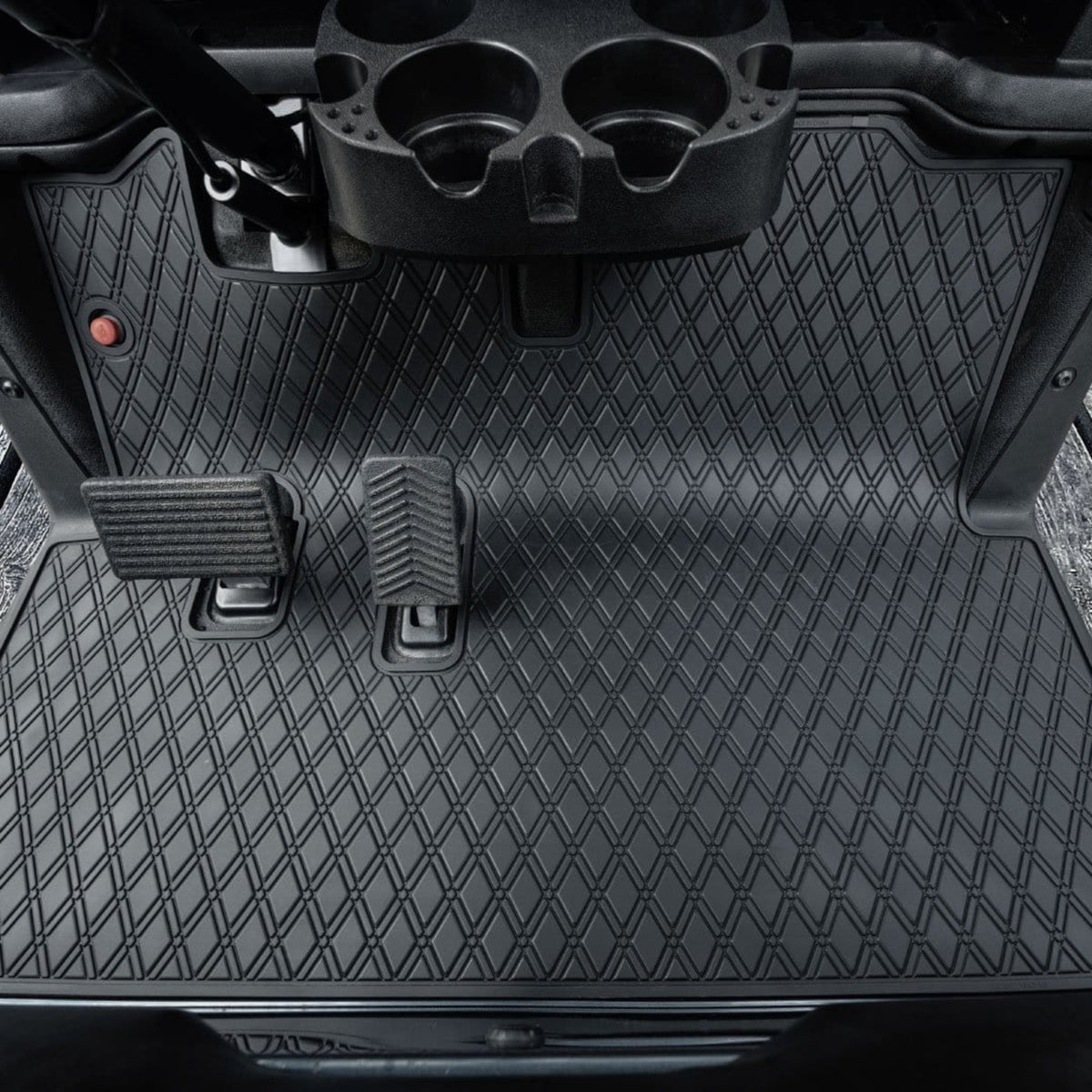 Xtreme Mats Full Coverage Golf Cart Floor Mat | EZGO RXV (2008-2022) / 2Five / Western – All Black