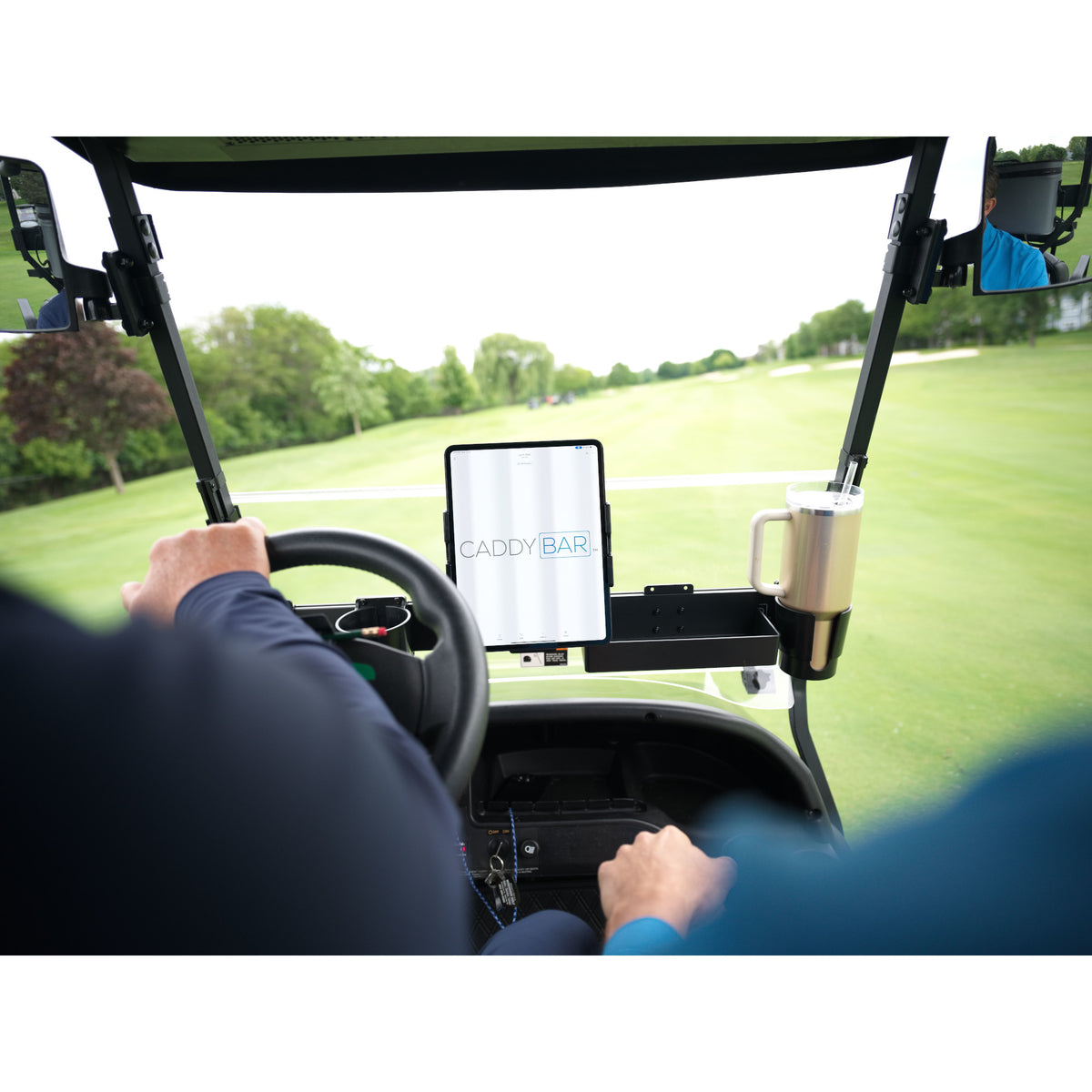 CADDYBAR™ Universal Tablet Holder Attachment for Golf Carts
