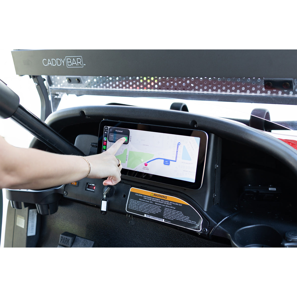 MadJax Kinect 12.3" Display Kit for Club Car Precedent, Tempo & Onward, Eco Battery A/C Motor