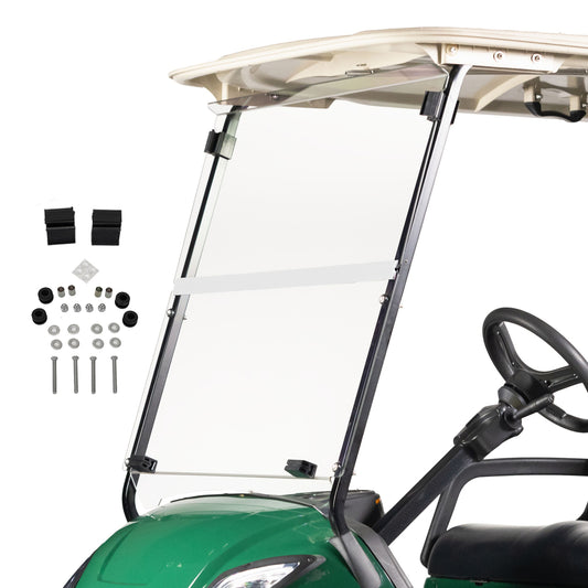 Yamaha G29 / Drive Clear Folding Windshield | 1/4" Acrylic | 2007–2016 | Made in USA