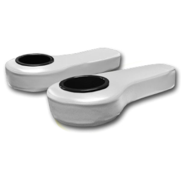 REAR ARM REST CUSHION SET W/CUP HOLDER-WHITE