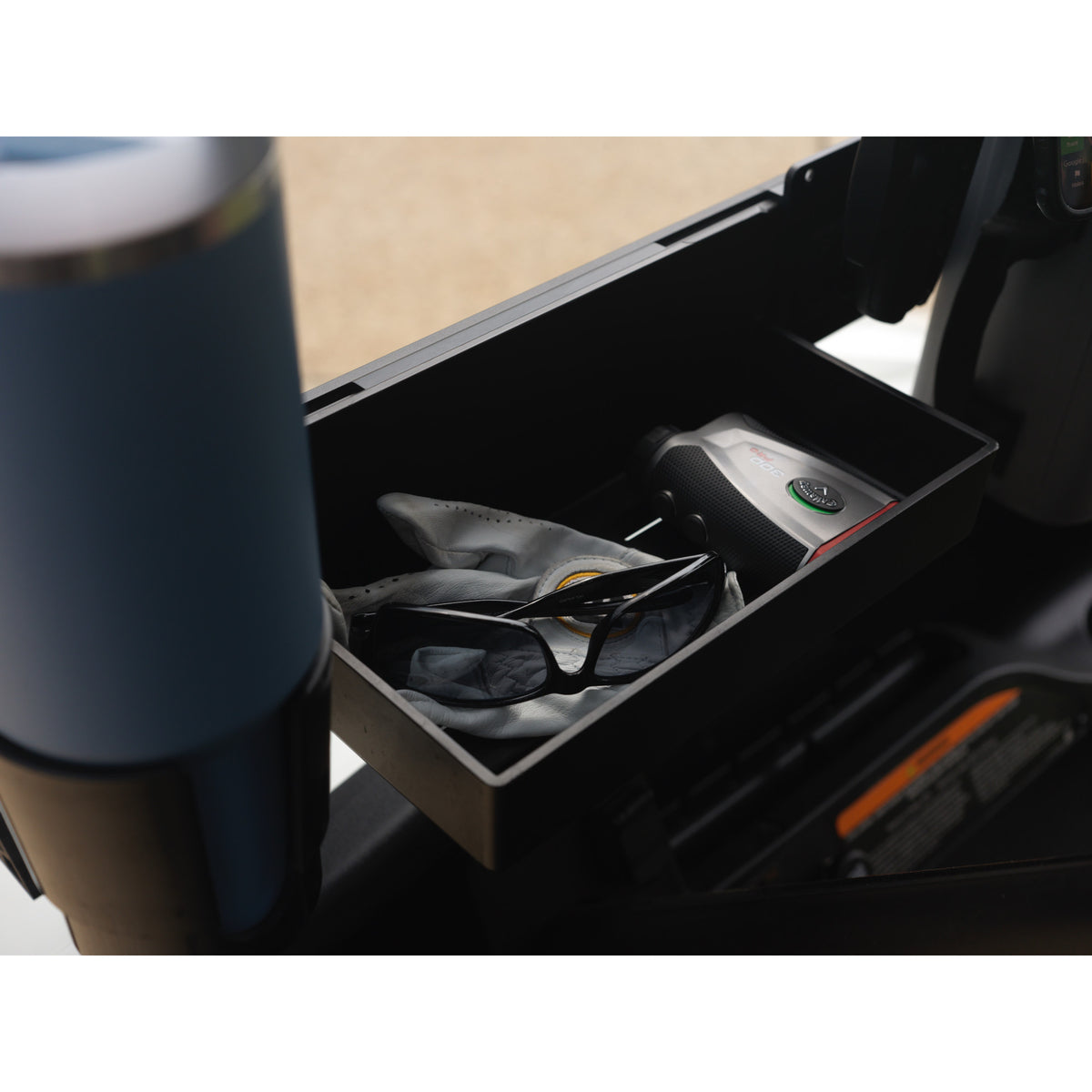 CADDYBAR™ Golf Cart Tray | Snap-On Storage Attachment