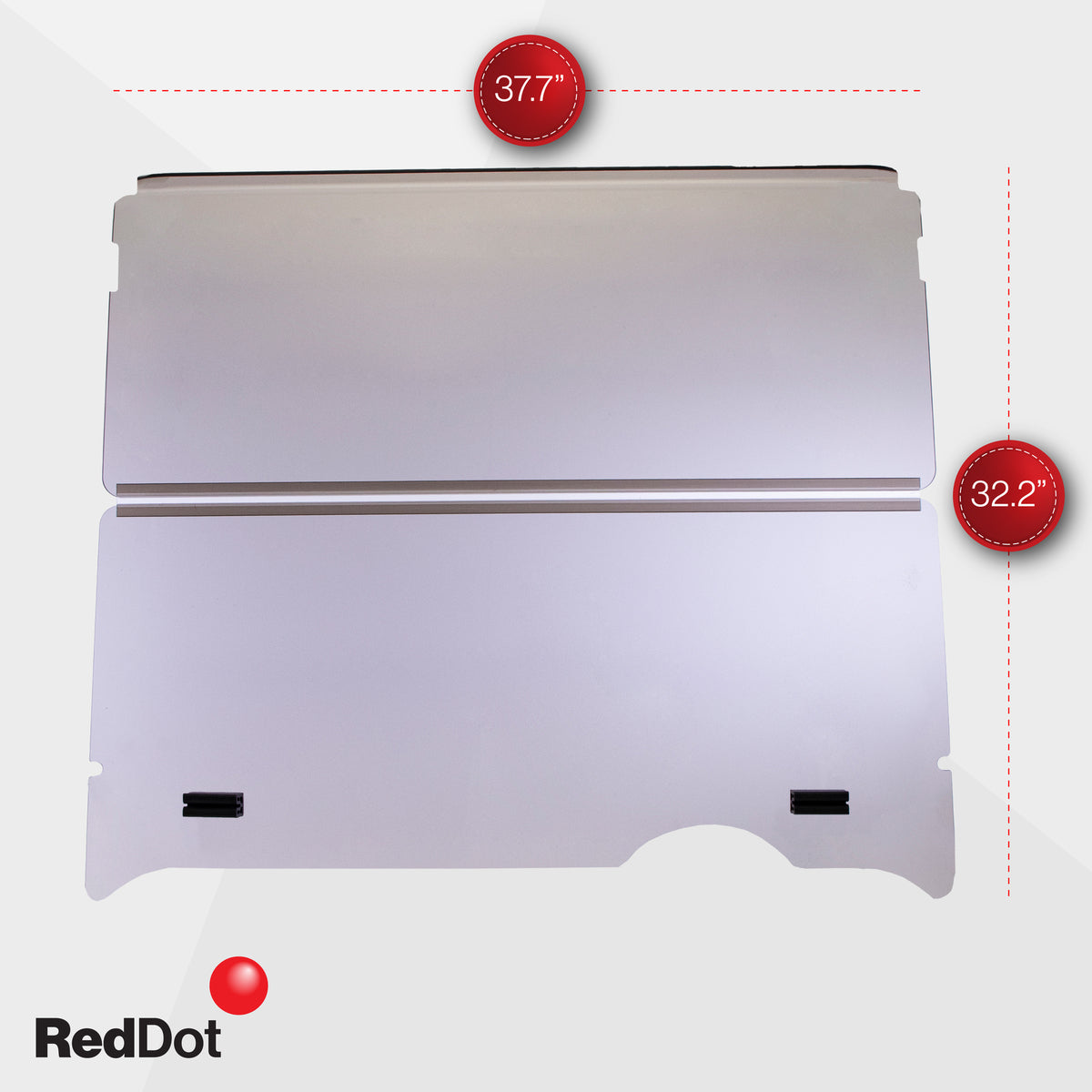 Tinted E-Z-GO RXV Folding Windshield (Years 2008-Up)