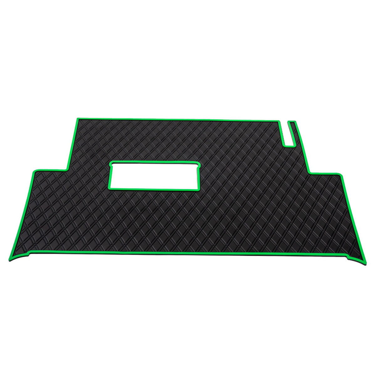 Xtreme Mats Club Car Precedent & Onward Floor Mat | Full Coverage Black & Green | 2004-2025