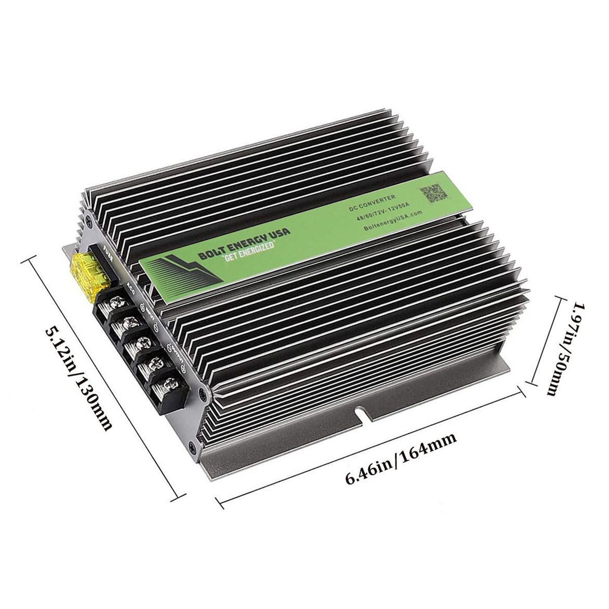 Bolt Energy USA 72V DC/DC Voltage Reducer (36V Compatible) | High-Current Golf Cart & LSV