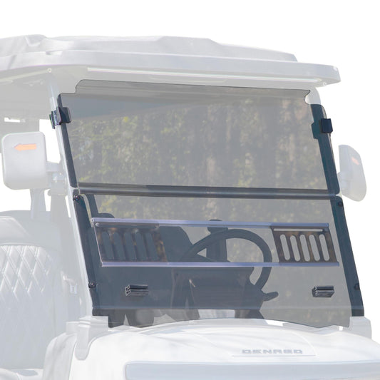 Denago Rover XL Tinted Vented Folding Windshield | 1/4" Acrylic | Made in USA
