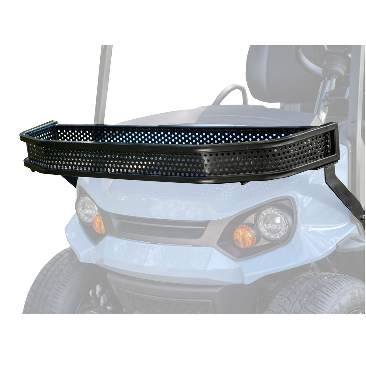 GTW Front-Mount Shooting Clays Basket Kit for EZGO Liberty (2021+) – Black Powder Coat