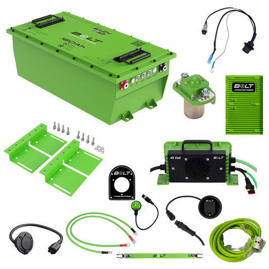 Bolt Energy 51V 160Ah Club Car Onward & Tempo – Plug & Play Vanguard Lithium Replacement