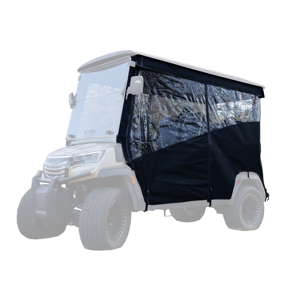 RedDot ICON Epic E40FX 4-Forward Seating w/OEM Top 3-Sided Track Style Black Enclosure