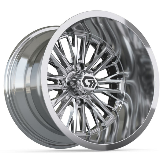 14″ GTW® Viper Chrome Ultra-Wide Wheel - Single | Deep Dish
